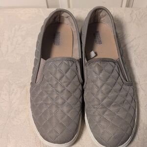 Mossimo Gray Quilted Slip-On Sneakers
